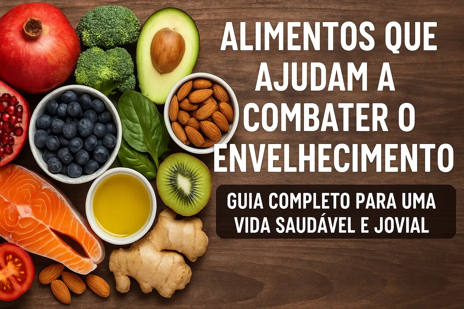 Alimentos que ajudam a combater o envelhecimento