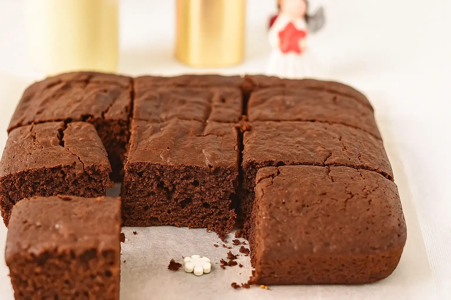 Imagem de um Bolo de chocolate com iorgute