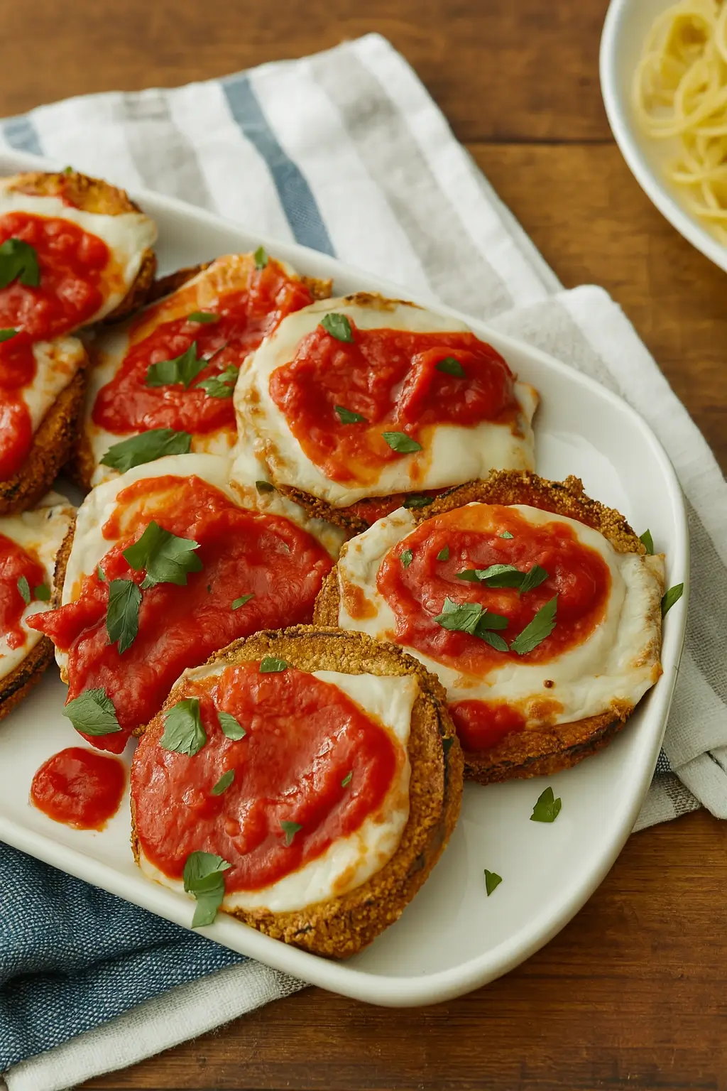 Berinjela à parmegiana na Air Fryer