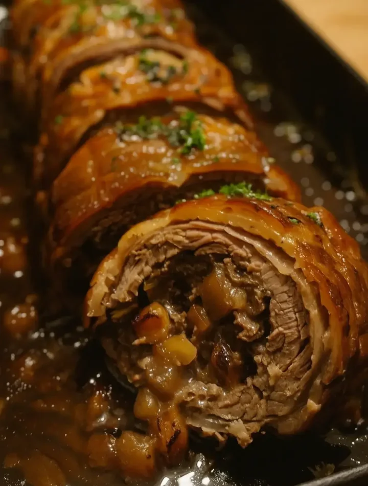 Rocambole de carne moida
